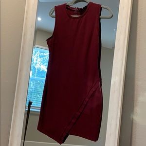 Maroon tank dress